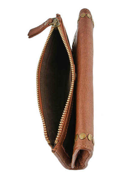 Portefeuille Heritage Leder Biba Bruin heritage POR4L ander zicht 3