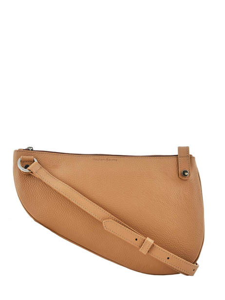 Cross Body Tas Large City Perle Leder Nathan baume Bruin n city 1 ander zicht 2