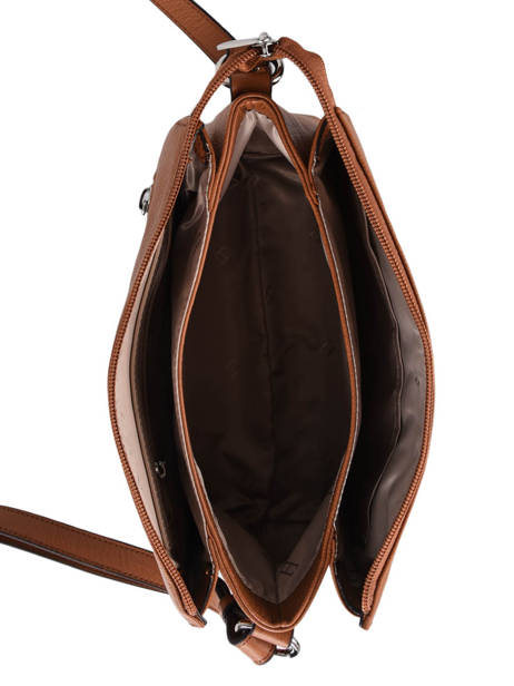 Cross Body Tas Confort Leder Hexagona Bruin confort 466744 ander zicht 3