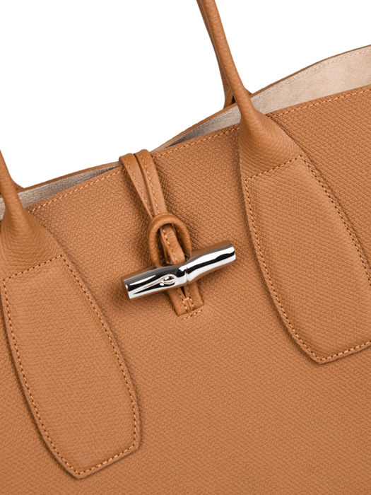 Longchamp Roseau Schoudertas Bruin