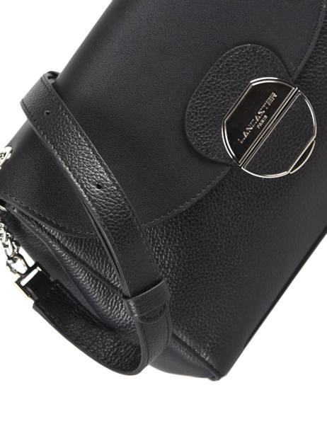 Cross Body Tas FoulonnÃ© Pia Leder Lancaster Zwart pia 60 ander zicht 2