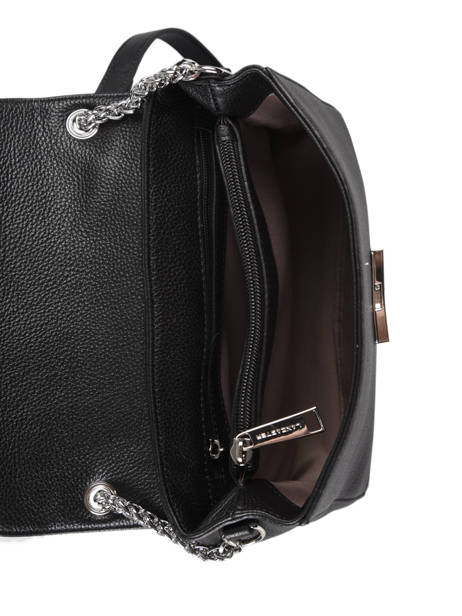 Cross Body Tas FoulonnÃ© Pia Leder Lancaster Zwart pia 60 ander zicht 4