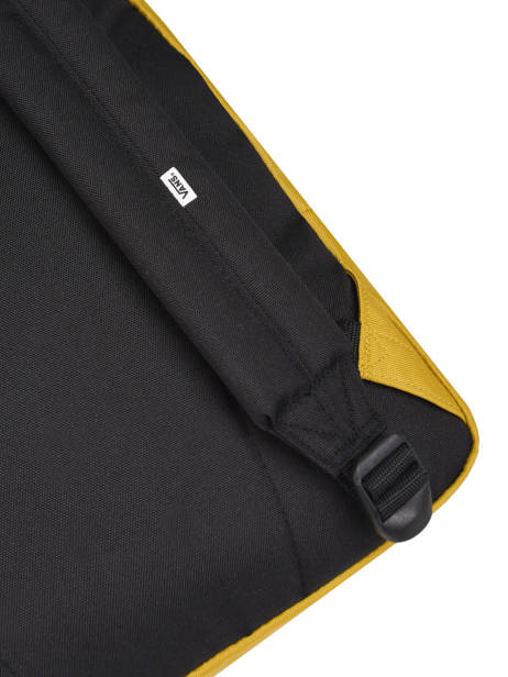 Rugzak 1 Compartiment Vans Geel backpack VN0A3UI6 ander zicht 1