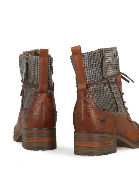 Enkellaarsjes Mustang Bruin women 1229510 ander zicht 4