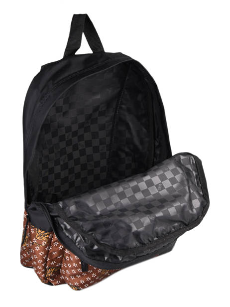 Rugzak 1 Compartiment + Pc 15'' Vans Zwart backpack VN00021M ander zicht 4