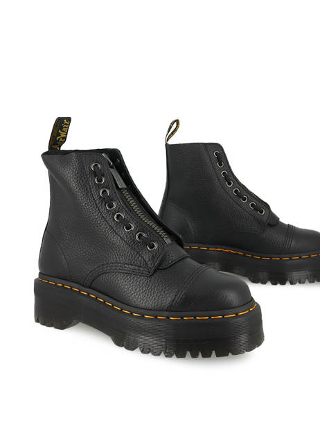 Sinclair Enkellaarsjes Uit Leder Dr martens Zwart women 22564001 ander zicht 3