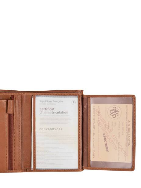 Portefeuille Johany Leder Arthur & aston Bruin johany 805 ander zicht 3