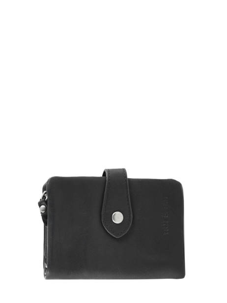 Portefeuille Leder Nat et nin Zwart vintage JOYCE