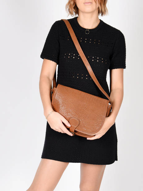 Cross Body Tas Le Vagabond Leder Paul marius Bruin vintage VAGABOND ander zicht 2