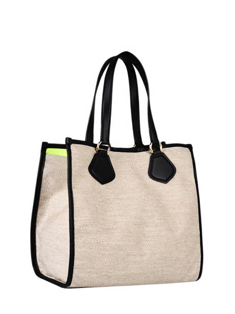 Schoudertas Cabas D'Ã©tÃ© Jute En Leder Lancel Beige cabas d'ete A10749 ander zicht 3