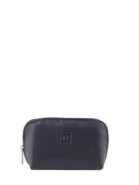 Portemonnee Leder Hexagona Blauw confort 467389