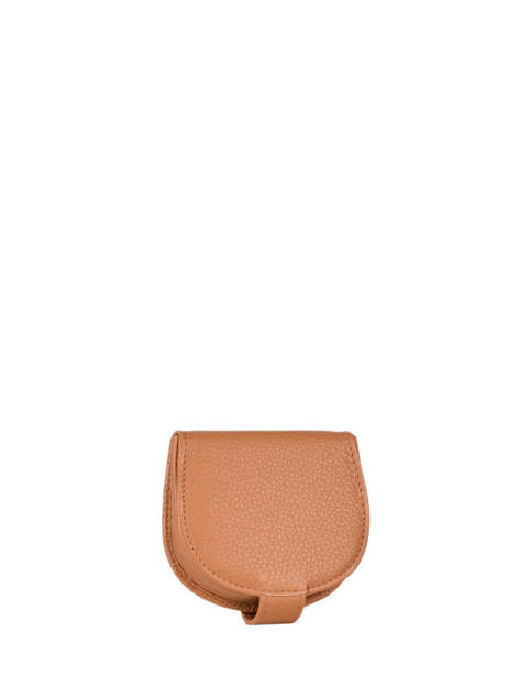 Portemonnee Caviar Leder Crinkles Bruin caviar 14039 ander zicht 2