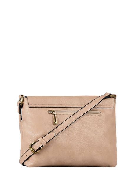 Cross Body Tas Grained Flora & co Beige grained F8045 ander zicht 2
