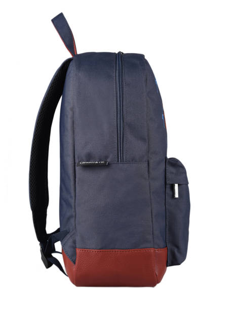 Rugzak 1 Compartiment Gars Caramel et cie Blauw gars G ander zicht 3
