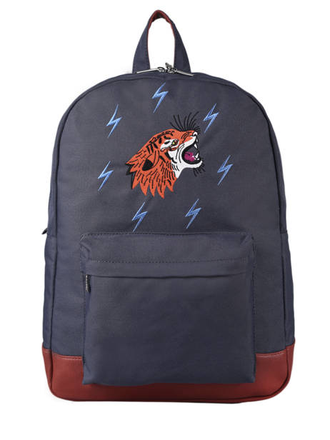 Rugzak 1 Compartiment Gars Caramel et cie Blauw gars G
