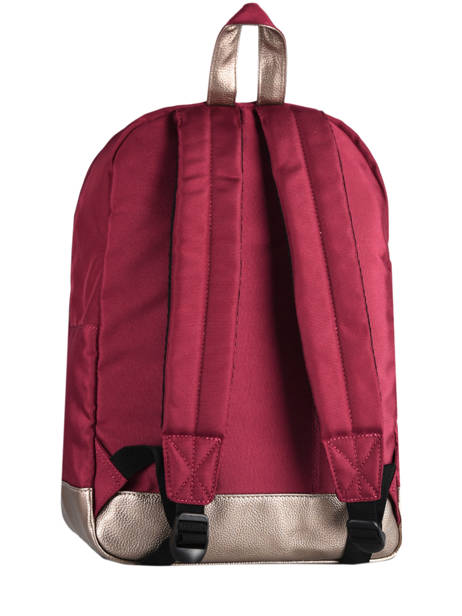 Rugzak 1 Compartiment Caramel et cie Rood fille - SACADO-F ander zicht 4
