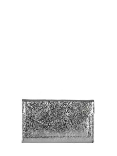 Portefeuille Etincelle Irisée Leder Etrier Zilver etincelle irisee EETI469