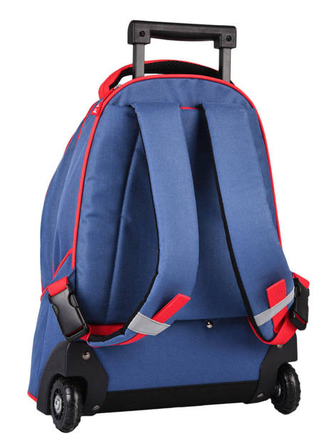 Rugzak Op Wieltjes 2 Compartimenten Federat. france football Blauw equipe de france 203X204R ander zicht 4