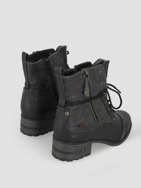 Enkellaarsjes Mustang Zwart women 1229508 ander zicht 4