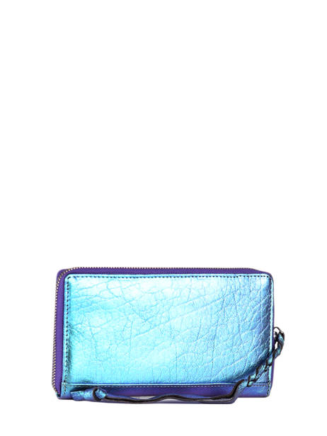 Portefeuille Charlotte Scarabee Leder Paul marius Blauw scarabee CHARLSCA ander zicht 2