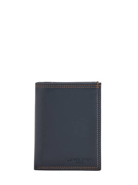 Portefeuille Soft Vintage Leder Lancaster Blauw soft vintage homme 120-12