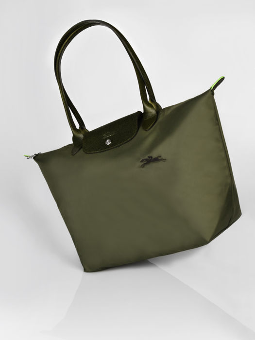Longchamp Le pliage green Schoudertas Groen