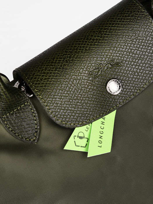Longchamp Le pliage green Schoudertas Groen