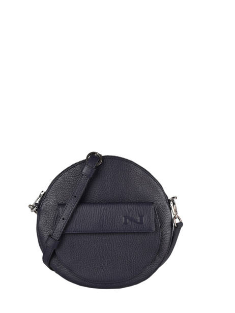 Cross Body Tas Dorine Leder Nathan baume Blauw nathan 96KW3061