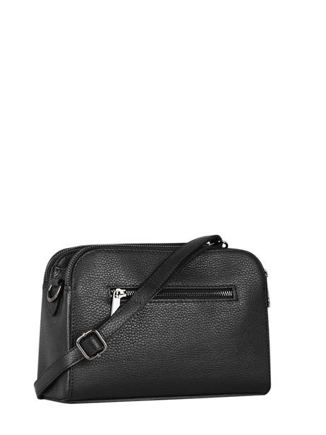 Cross Body Tas Caviar Leder Milano Zwart caviar CA21101 ander zicht 4