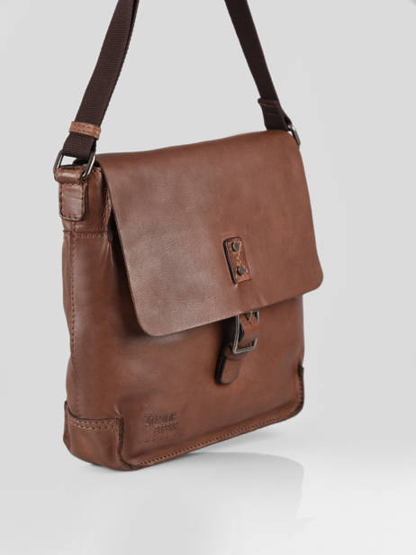 Cross Body Tas Basilic pepper Bruin traveler BTRA04 ander zicht 2