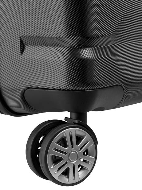 Harde Reiskoffer Air Armour Delsey Zwart air armour 3866-821 ander zicht 2