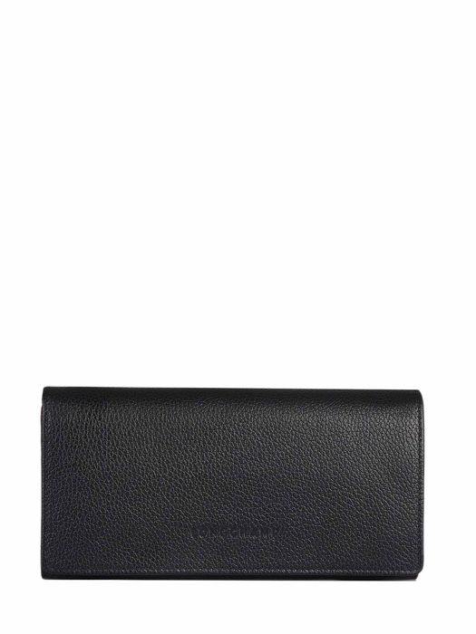 Longchamp Le foulonné Portefeuille Zwart
