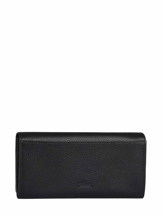 Longchamp Le foulonné Portefeuille Zwart
