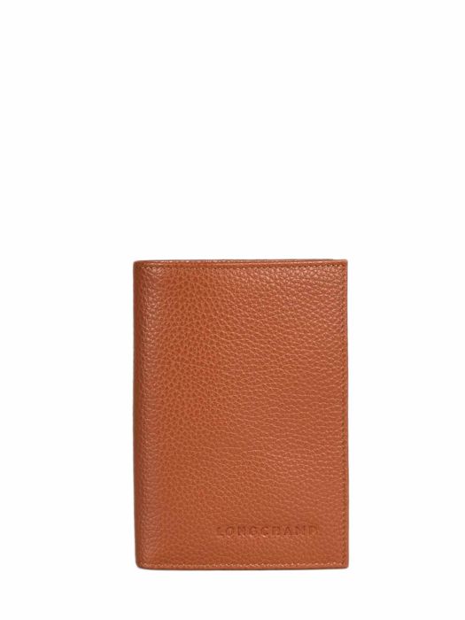 Longchamp Le foulonné Papierhouder Bruin