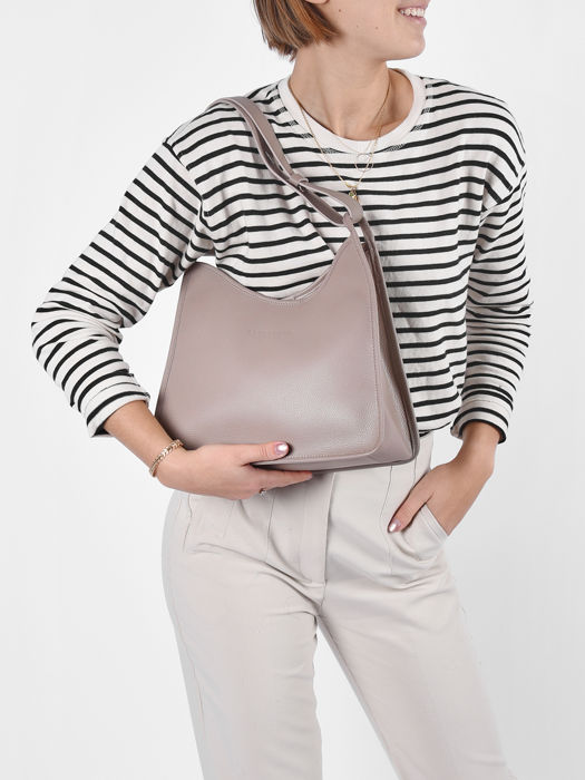 Longchamp Le foulonné Schoudertas Grijs