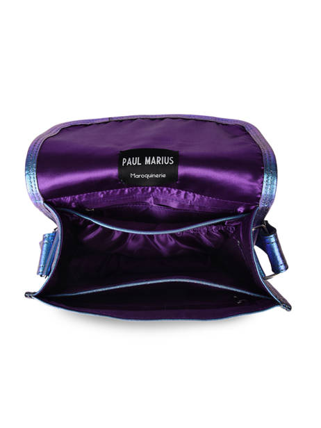 Cross Body Tas La Sacoche Scarabee Leder Paul marius Veelkleurig scarabee SACOSSCA ander zicht 3