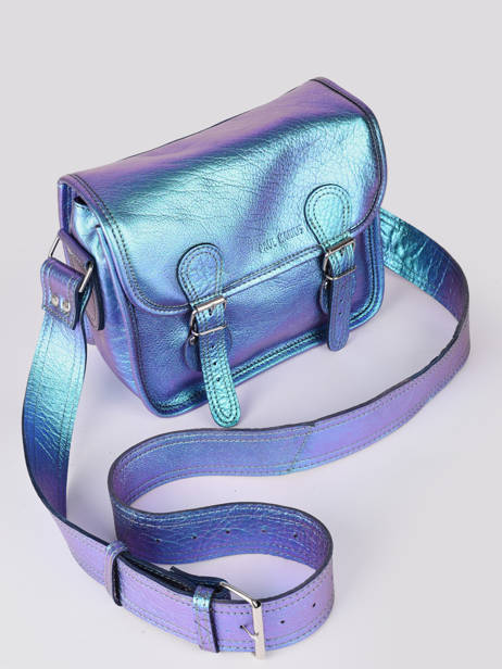 Cross Body Tas La Sacoche Scarabee Leder Paul marius Veelkleurig scarabee SACOSSCA ander zicht 2