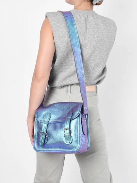 Cross Body Tas La Sacoche Scarabee Leder Paul marius Veelkleurig scarabee SACOSSCA ander zicht 1