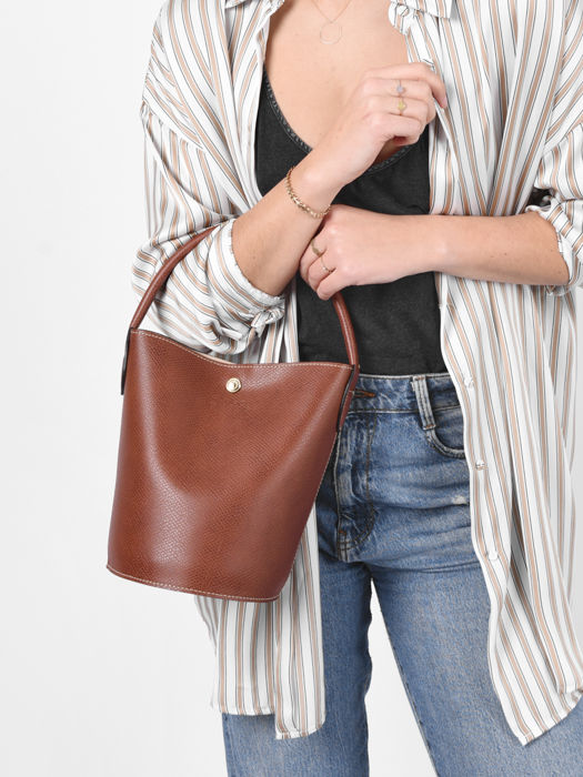 Longchamp Epure Handtas Bruin