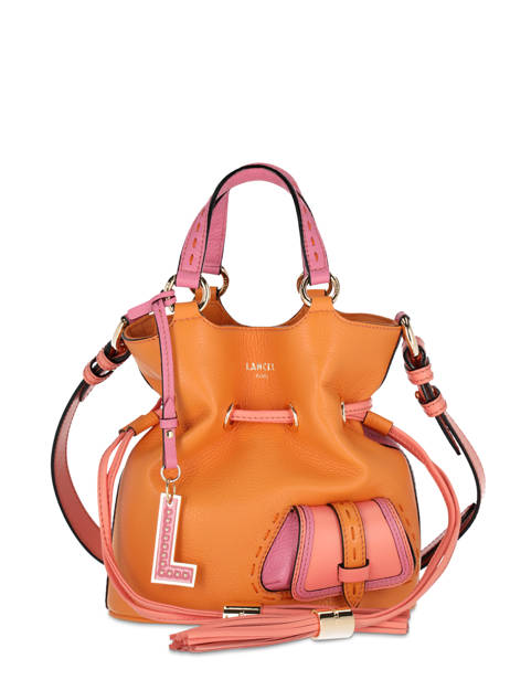 Bucket Bag S Premier Flirt Leder Lancel Oranje premier flirt A10530