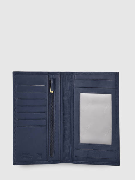 Chequehouder Leder Katana Blauw marina 753008 ander zicht 1