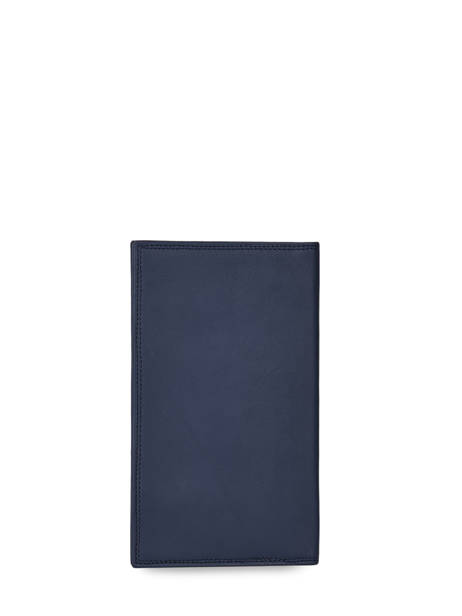 Chequehouder Leder Katana Blauw marina 753008 ander zicht 2