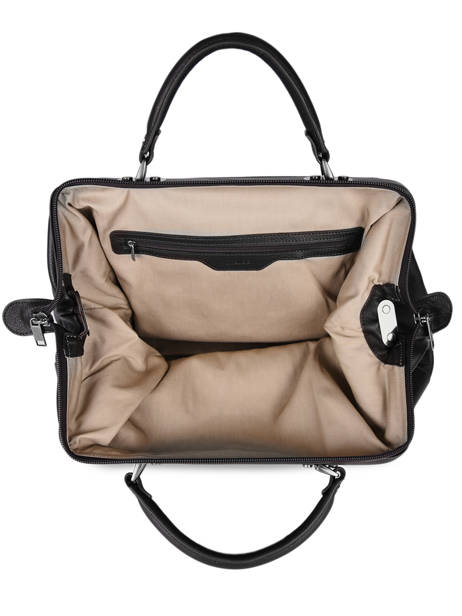 Dokterstas Foulonné Leder Etrier Zwart foulonne EFOU816M ander zicht 3