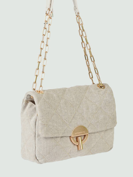 Cross Body Tas Moon Linnen Vanessa bruno moon 70V40329 ander zicht 2