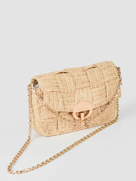 Cross Body Tas Moon Damier Raffia Vanessa bruno Beige moon raphia 68V40533 ander zicht 1