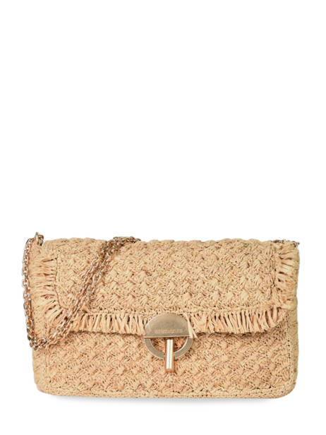 Schoudertas L Moon Raffia Vanessa bruno Beige moon raphia 225984