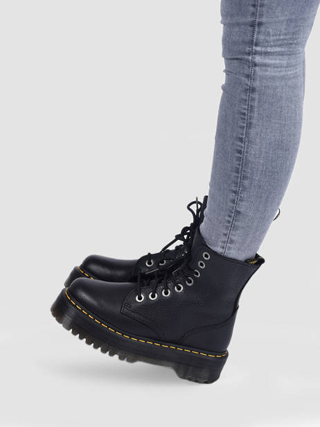 Bottines Jadon Soft Pisa  Leder Dr martens Zwart women 26378001 ander zicht 2