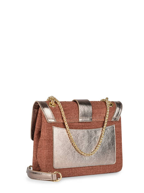 Cross Body Tas M Jana Linnen Etrier Rood jana lin EJLI002M ander zicht 4