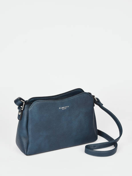 Cross Body Tas Grained Miniprix Blauw grained F2516 ander zicht 2