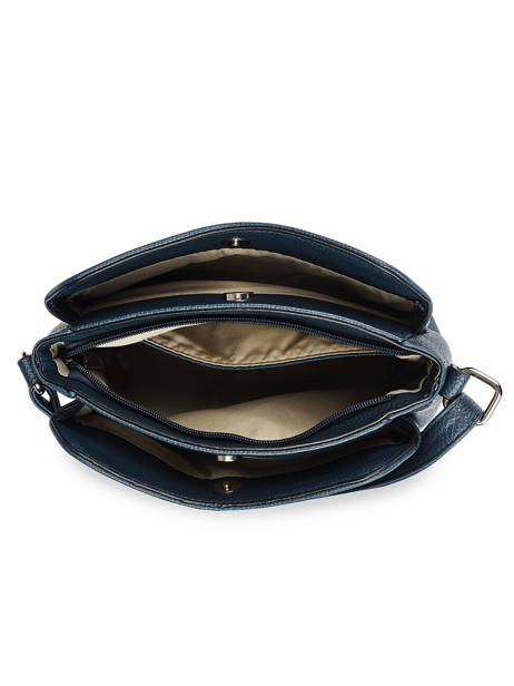 Cross Body Tas Grained Miniprix Blauw grained F2516 ander zicht 3
